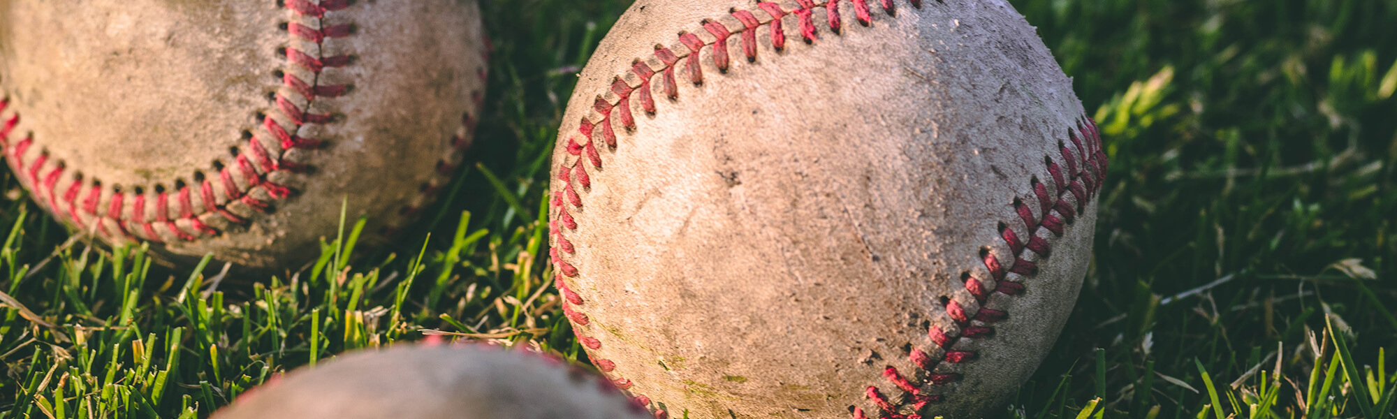 Close Up of Baseballs